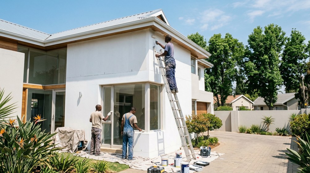 Professional painters working in Big Bay, Cape Town Atlantic Seaboard